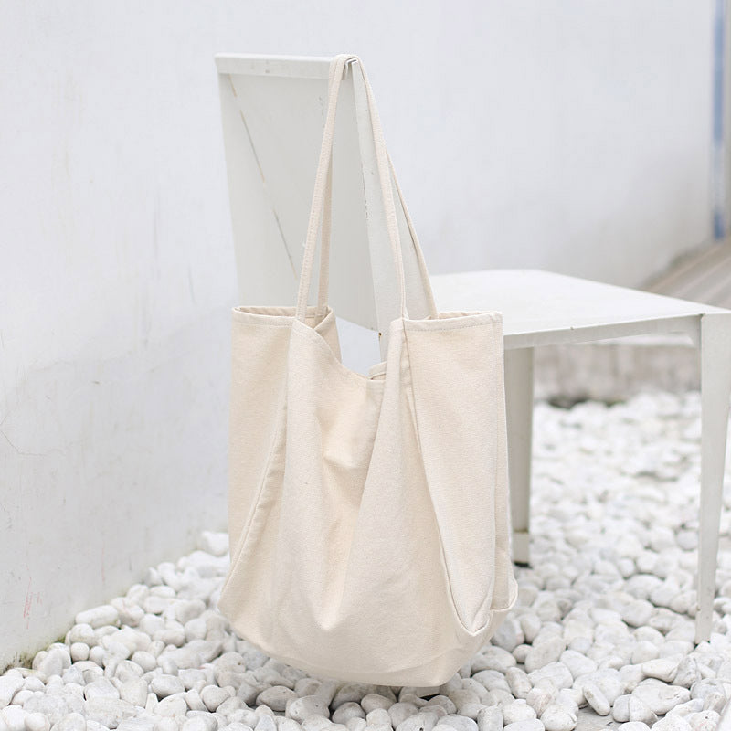 Shop Green Reusable Canvas Tote Bag